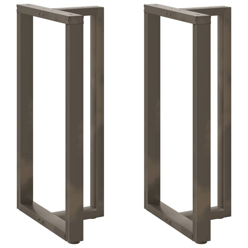 vidaXL Bartischbeine T-Form 2 Stk. Naturstahl 60x35x(110-111) cm Stahl vidaXL Bartischbeine T-Form 2 Stk. Naturstahl 60x35x(110-111) cm Stahl