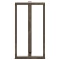 vidaXL Bartischbeine T-Form 2 Stk. Naturstahl 60x35x(110-111) cm Stahl vidaXL Bartischbeine T-Form 2 Stk. Naturstahl 60x35x(110-111) cm Stahl
