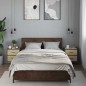 vidaXL Wand-Nachttische 2 Stk. Sonoma-Eiche 40x31x39,5 cm