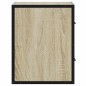 vidaXL Wand-Nachttische 2 Stk. Sonoma-Eiche 40x31x39,5 cm