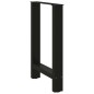vidaXL Couchtischbeine Schwarz 2 Stk. 60x(72-73) cm Stahl vidaXL Couchtischbeine Schwarz 2 Stk. 60x(72-73) cm Stahl