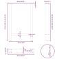 vidaXL Couchtischbeine Schwarz 2 Stk. 60x(72-73) cm Stahl vidaXL Couchtischbeine Schwarz 2 Stk. 60x(72-73) cm Stahl