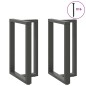 vidaXL Bartischbeine T-Form 2 Stk. Anthrazit 60x35x(90-91) cm Stahl vidaXL Bartischbeine T-Form 2 Stk. Anthrazit 60x35x(90-91) cm Stahl
