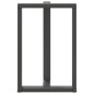 vidaXL Bartischbeine T-Form 2 Stk. Anthrazit 60x35x(90-91) cm Stahl vidaXL Bartischbeine T-Form 2 Stk. Anthrazit 60x35x(90-91) cm Stahl