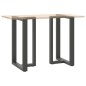 vidaXL Bartischbeine T-Form 2 Stk. Anthrazit 60x35x(90-91) cm Stahl vidaXL Bartischbeine T-Form 2 Stk. Anthrazit 60x35x(90-91) cm Stahl