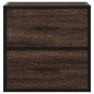 vidaXL Wand-Nachttische 2 Stk. Braun Eichen-Optik 40x31x39,5 cm vidaXL Wand-Nachttische 2 Stk. Braun Eichen-Optik 40x31x39,5 cm