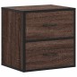 vidaXL Wand-Nachttische 2 Stk. Braun Eichen-Optik 40x31x39,5 cm vidaXL Wand-Nachttische 2 Stk. Braun Eichen-Optik 40x31x39,5 cm