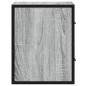 vidaXL Wand-Nachttische 2 Stk. Grau Sonoma 40x31x39,5 cm