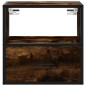 vidaXL Wand-Nachttisch Räuchereiche 40x31x39,5 cm