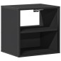 vidaXL Wand-Nachttisch Schwarz 40x31x39,5 cm