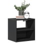vidaXL Wand-Nachttisch Schwarz 40x31x39,5 cm