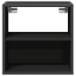 vidaXL Wand-Nachttisch Schwarz 40x31x39,5 cm
