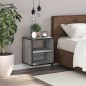 vidaXL Wand-Nachttisch Grau Sonoma 40x31x39,5 cm vidaXL Wand-Nachttisch Grau Sonoma 40x31x39,5 cm