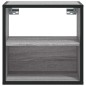 vidaXL Wand-Nachttisch Grau Sonoma 40x31x39,5 cm vidaXL Wand-Nachttisch Grau Sonoma 40x31x39,5 cm