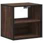 vidaXL Wand-Nachttisch Braun Eichen-Optik 40x31x39,5 cm