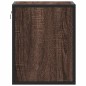 vidaXL Wand-Nachttisch Braun Eichen-Optik 40x31x39,5 cm