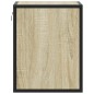 vidaXL Wand-Nachttisch Sonoma-Eiche 40x31x39,5 cm