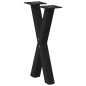vidaXL Couchtischbeine X-Form 2 Stk. Schwarz 38x(42-43) cm Stahl vidaXL Couchtischbeine X-Form 2 Stk. Schwarz 38x(42-43) cm Stahl