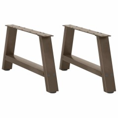 vidaXL Couchtischbeine A-Form 2 Stk. 70x(30-31) cm Stahl
