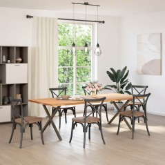 vidaXL Couchtischbeine A-Form 2 Stk. 70x(30-31) cm Stahl