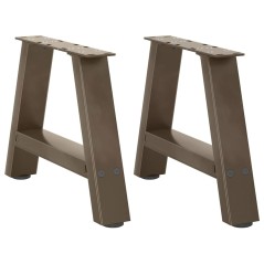 vidaXL Couchtischbeine A-Form 2 Stk. 50x(30-31) cm Stahl