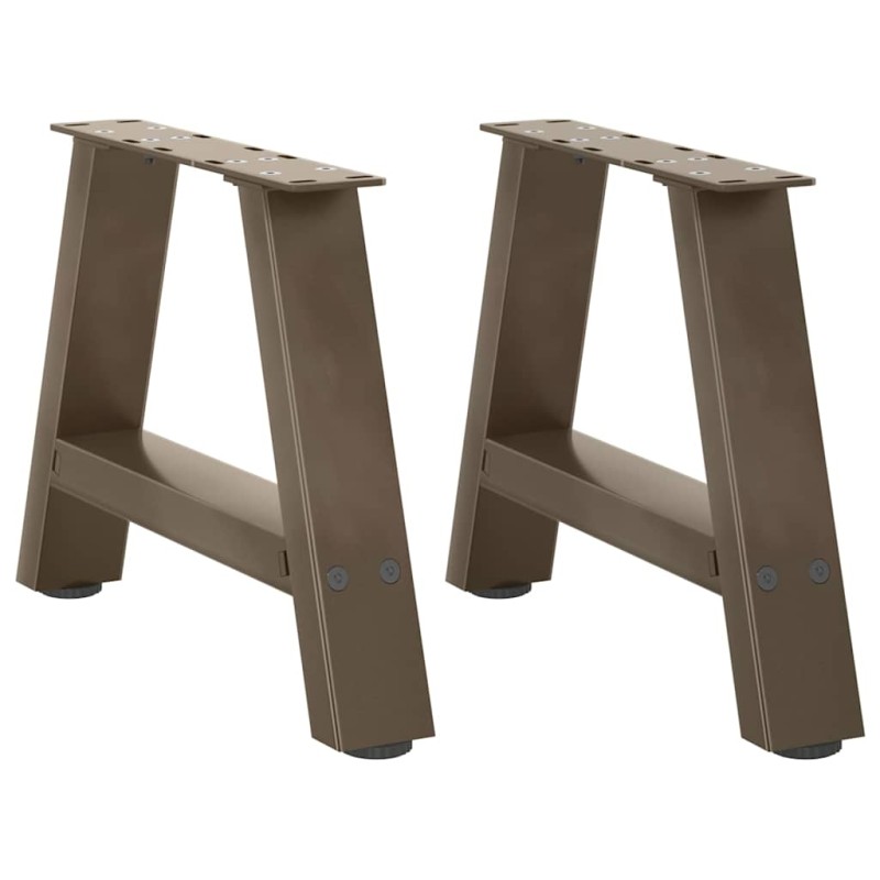 vidaXL Couchtischbeine A-Form 2 Stk. 50x(30-31) cm Stahl vidaXL Couchtischbeine A-Form 2 Stk. 50x(30-31) cm Stahl