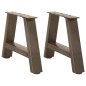 vidaXL Couchtischbeine A-Form 2 Stk. 50x(30-31) cm Stahl vidaXL Couchtischbeine A-Form 2 Stk. 50x(30-31) cm Stahl