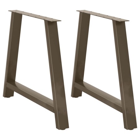 vidaXL Couchtischbeine A-Form 2 Stk. 100x(72-73) cm Stahl