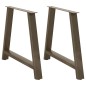 vidaXL Couchtischbeine A-Form 2 Stk. 100x(72-73) cm Stahl vidaXL Couchtischbeine A-Form 2 Stk. 100x(72-73) cm Stahl