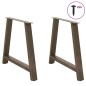 vidaXL Couchtischbeine A-Form 2 Stk. 100x(72-73) cm Stahl vidaXL Couchtischbeine A-Form 2 Stk. 100x(72-73) cm Stahl