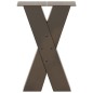 vidaXL Couchtischbeine X-Form 2 Stk. Naturstahl 38x(42-43) cm Stahl vidaXL Couchtischbeine X-Form 2 Stk. Naturstahl 38x(42-43) cm Stahl