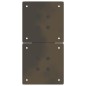 vidaXL Couchtischbeine X-Form 2 Stk. Naturstahl 38x(42-43) cm Stahl vidaXL Couchtischbeine X-Form 2 Stk. Naturstahl 38x(42-43) cm Stahl