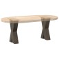 vidaXL Couchtischbeine X-Form 2 Stk. Naturstahl 38x(42-43) cm Stahl vidaXL Couchtischbeine X-Form 2 Stk. Naturstahl 38x(42-43) cm Stahl