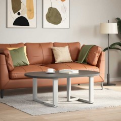 vidaXL Couchtischbeine T-Form 2 Stk. Weiß 70x25x(42-43) cm Stahl