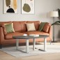vidaXL Couchtischbeine T-Form 2 Stk. Weiß 70x25x(42-43) cm Stahl vidaXL Couchtischbeine T-Form 2 Stk. Weiß 70x25x(42-43) cm Stahl