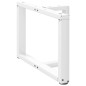 vidaXL Couchtischbeine T-Form 2 Stk. Weiß 70x25x(42-43) cm Stahl vidaXL Couchtischbeine T-Form 2 Stk. Weiß 70x25x(42-43) cm Stahl