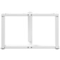 vidaXL Couchtischbeine T-Form 2 Stk. Weiß 70x25x(42-43) cm Stahl vidaXL Couchtischbeine T-Form 2 Stk. Weiß 70x25x(42-43) cm Stahl
