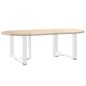 vidaXL Couchtischbeine T-Form 2 Stk. Weiß 70x25x(42-43) cm Stahl vidaXL Couchtischbeine T-Form 2 Stk. Weiß 70x25x(42-43) cm Stahl