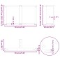 vidaXL Couchtischbeine T-Form 2 Stk. Weiß 70x25x(42-43) cm Stahl vidaXL Couchtischbeine T-Form 2 Stk. Weiß 70x25x(42-43) cm Stahl