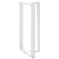 vidaXL Bartischbeine T-Form 2 Stk. Weiß 60x35x(110-111) cm Stahl vidaXL Bartischbeine T-Form 2 Stk. Weiß 60x35x(110-111) cm Stahl