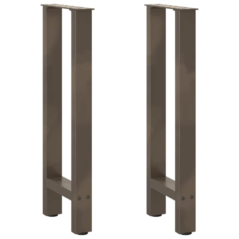 vidaXL Couchtischbeine Naturstahl 2 Stk. 28x(72-73) cm Stahl vidaXL Couchtischbeine Naturstahl 2 Stk. 28x(72-73) cm Stahl