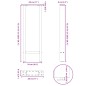 vidaXL Couchtischbeine Naturstahl 2 Stk. 28x(72-73) cm Stahl vidaXL Couchtischbeine Naturstahl 2 Stk. 28x(72-73) cm Stahl
