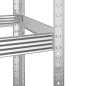 vidaXL Reifenregale mit 3 Böden 2 Stk. Silbern 110x40x200 cm Stahl vidaXL Reifenregale mit 3 Böden 2 Stk. Silbern 110x40x200 cm Stahl