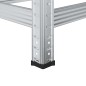 vidaXL Reifenregale mit 3 Böden 2 Stk. Silbern 110x40x200 cm Stahl vidaXL Reifenregale mit 3 Böden 2 Stk. Silbern 110x40x200 cm Stahl