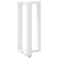 vidaXL Bartischbeine T-Form 2 Stk. Weiß 50x35x(90-91) cm Stahl vidaXL Bartischbeine T-Form 2 Stk. Weiß 50x35x(90-91) cm Stahl