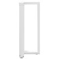 vidaXL Bartischbeine T-Form 2 Stk. Weiß 50x35x(90-91) cm Stahl vidaXL Bartischbeine T-Form 2 Stk. Weiß 50x35x(90-91) cm Stahl