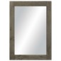 vidaXL Badspiegel Grau 50x3x70 cm Massivholz Mango