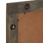 vidaXL Badspiegel Grau 50x3x70 cm Massivholz Mango