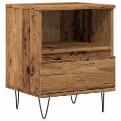 vidaXL Nachttisch Altholz-Optik 40x35x50 cm Holzwerkstoff