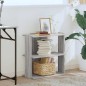 vidaXL Bücherregal 3 Böden Grau Sonoma 60x30x60 cm Holzwerkstoff vidaXL Bücherregal 3 Böden Grau Sonoma 60x30x60 cm Holzwerkstoff